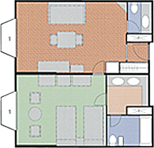 スイート　間取り図