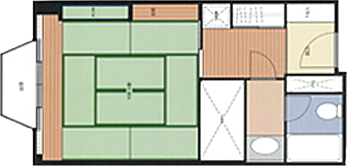 和室　間取り図